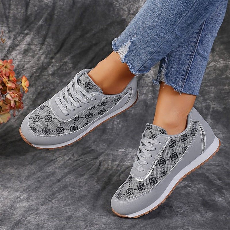 Casual Printed Sneakers | Lightweight | Stylish Comfort