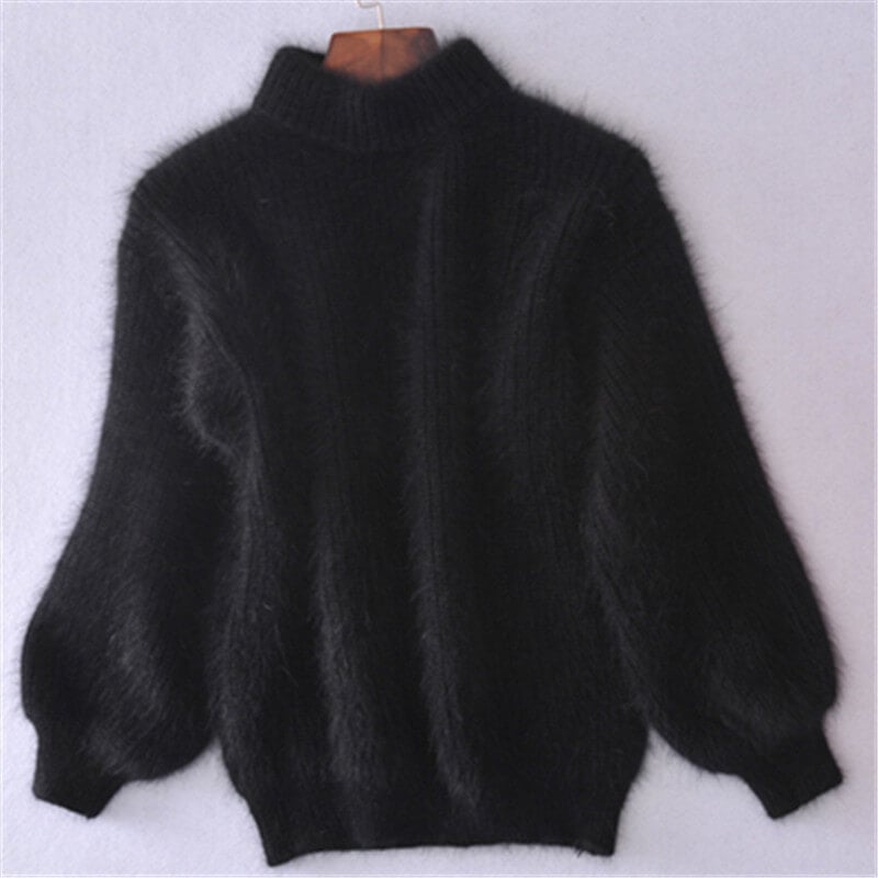 Fuzzy Turtleneck Sweater | Cozy | Soft & Warm