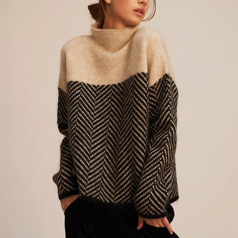 Turtleneck Sweater | Wool-Blend | Cozy & Chic