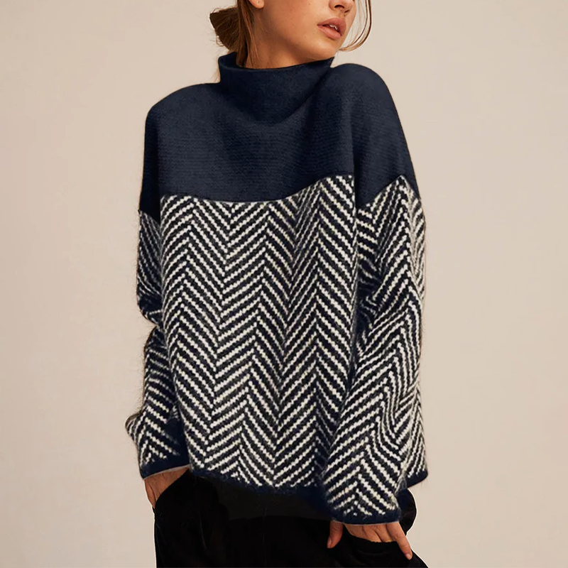 Turtleneck Sweater | Wool-Blend | Cozy & Chic