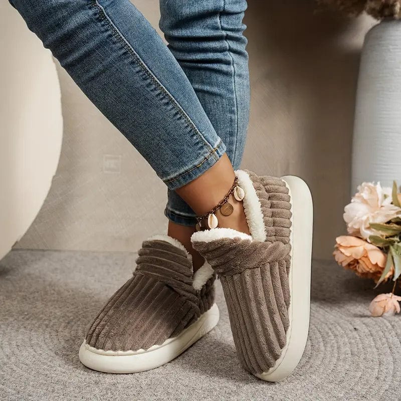 Fleece-Lined Cozy Slippers | Winter | Warm and Comfortable