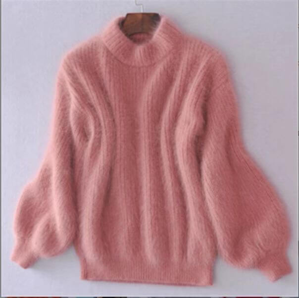 Fuzzy Turtleneck Sweater | Cozy | Soft & Warm