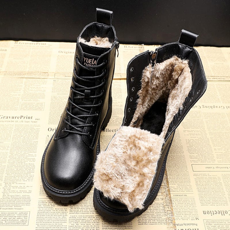 Faux Fur Lined Winter Boots | Warm & Durable | Outdoor Comfort