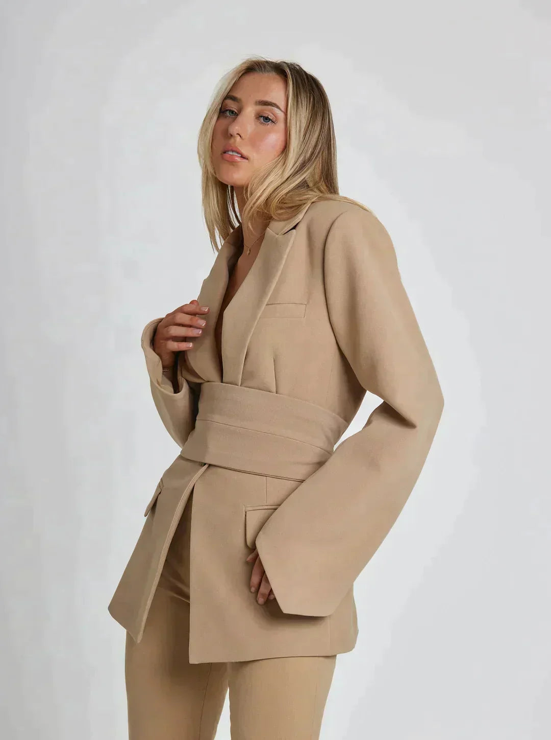 Belted Blazer Dress | Sophisticated & Chic | Perfect for Work or Evening Wear