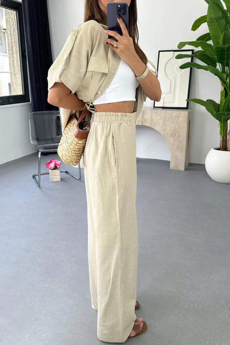 Linen Two-Piece Set | Relaxed Fit | Effortless & Chic