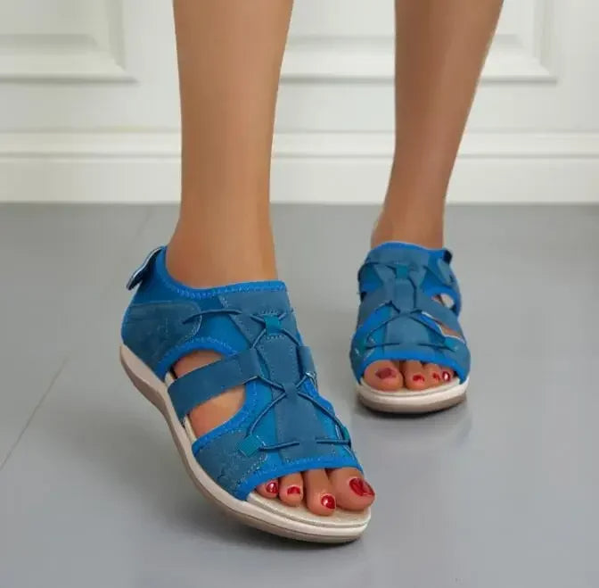 Sporty Open-Toe Sandals | Lightweight & Comfortable | Adjustable Fit