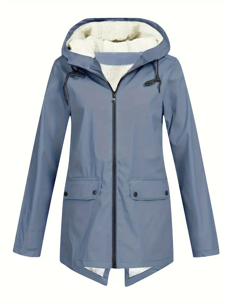 Fleece-Lined Hooded Jacket | Winter Wear | Warm and Weatherproof