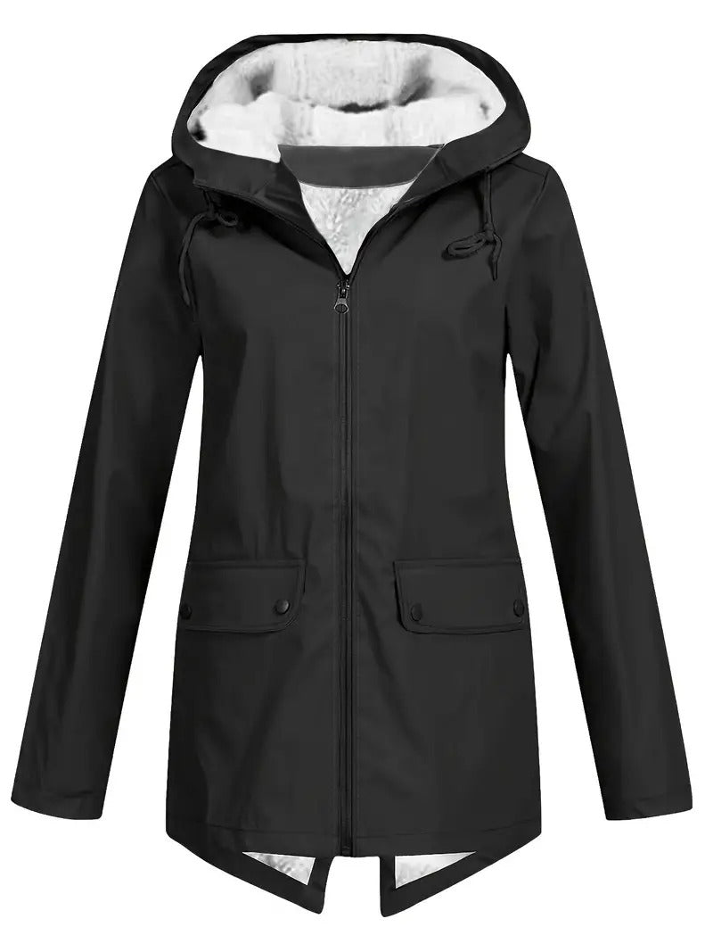 Fleece-Lined Hooded Jacket | Winter Wear | Warm and Weatherproof