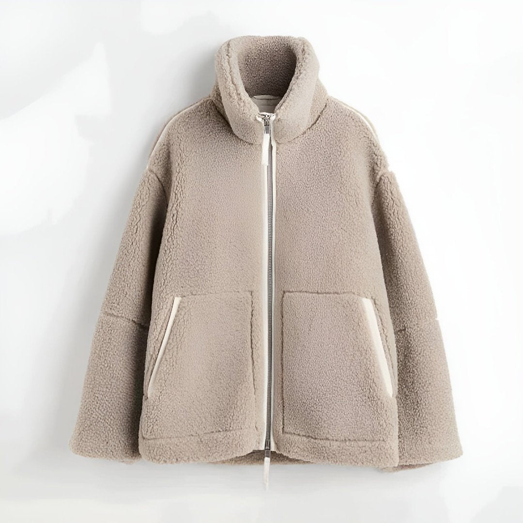 Oversized Sherpa Fleece Jacket | Ultra-Soft & Warm | Cozy Winter Essential