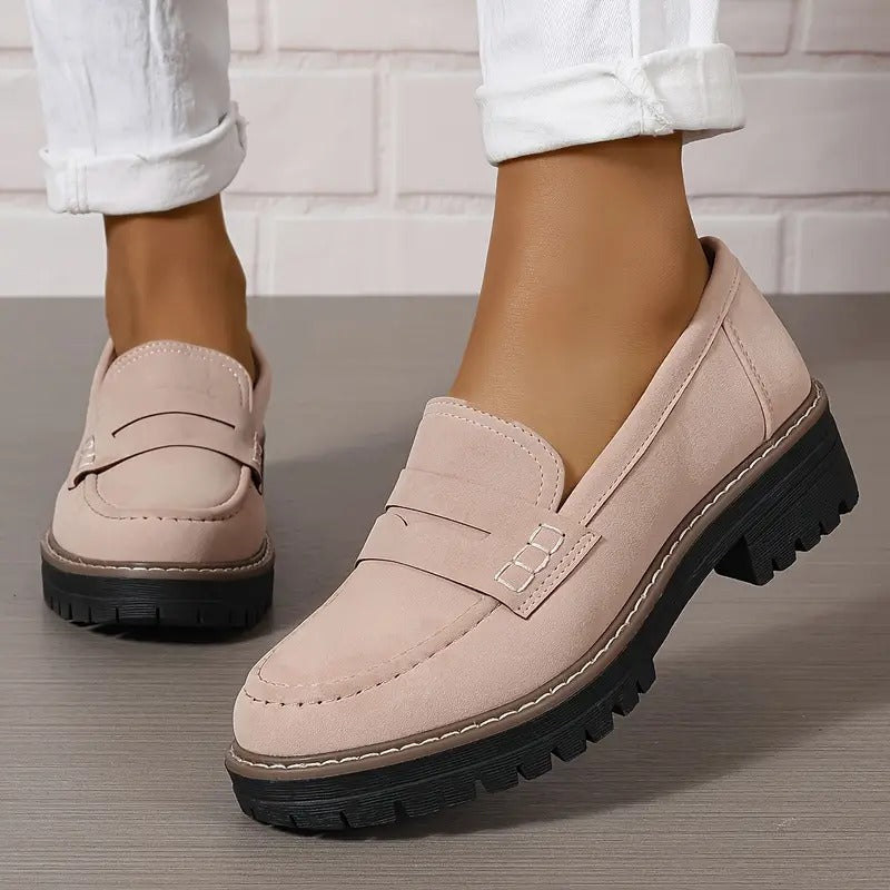 Chunky Platform Loafers | Classic & Trendy | Comfortable Slip-On