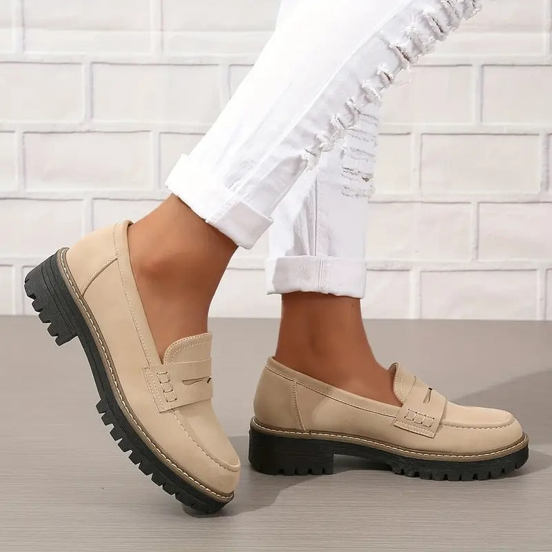 Chunky Platform Loafers | Classic & Trendy | Comfortable Slip-On