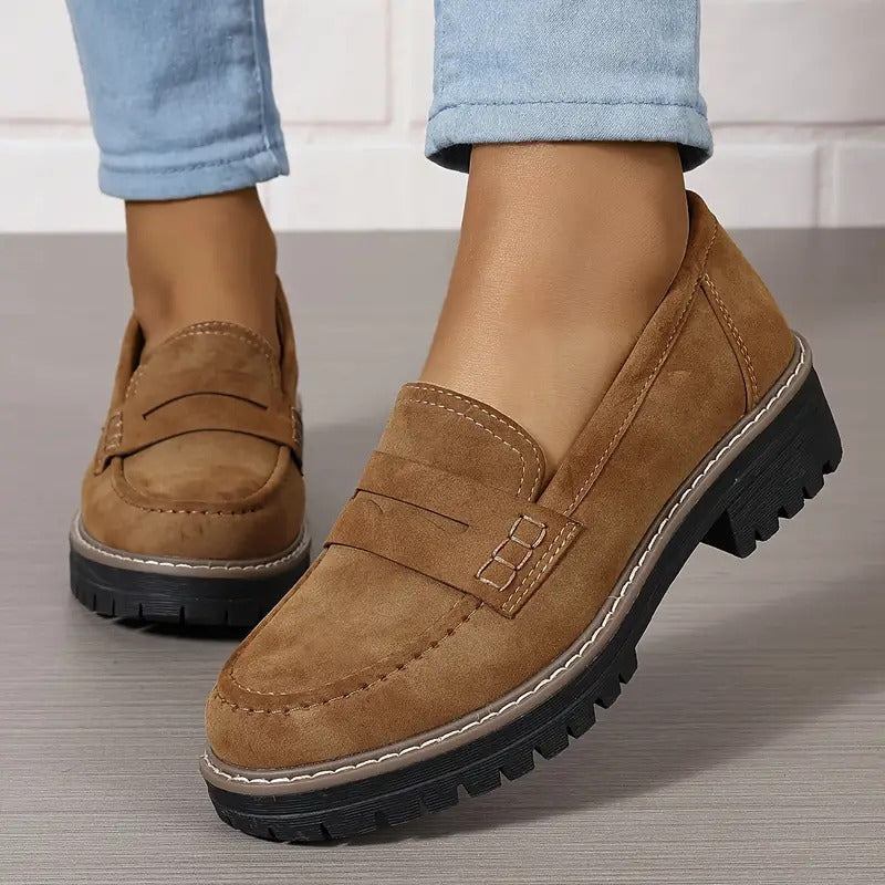 Chunky Platform Loafers | Classic & Trendy | Comfortable Slip-On