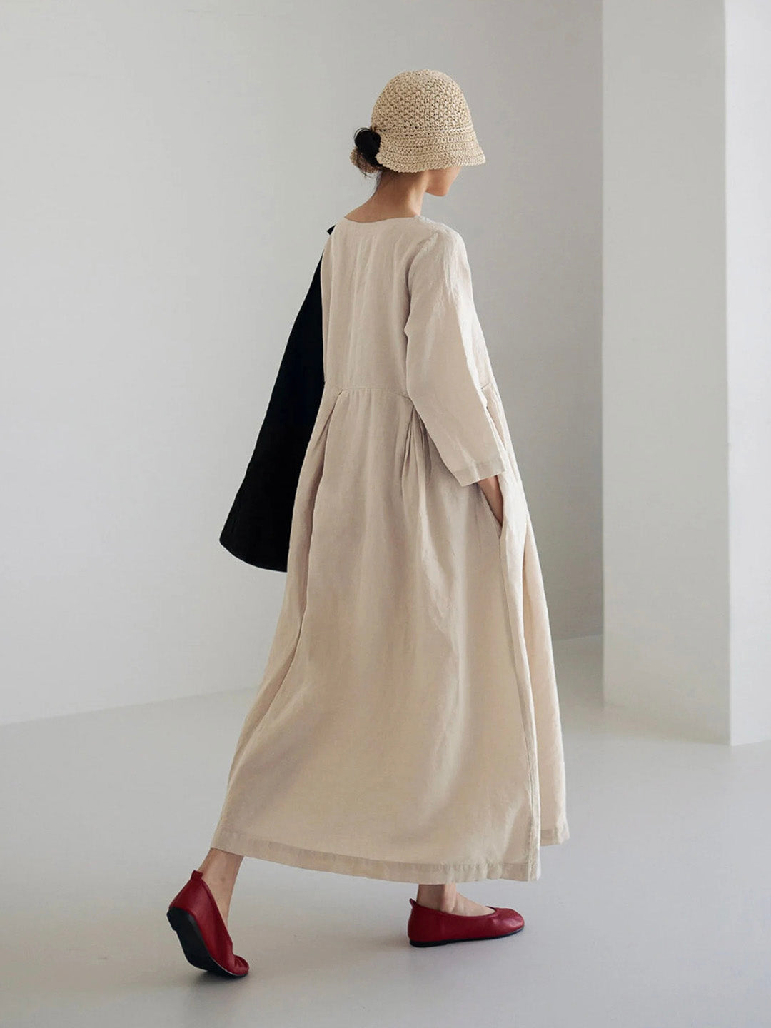 Linen Maxi Dress | Minimalist | Lightweight & Breathable