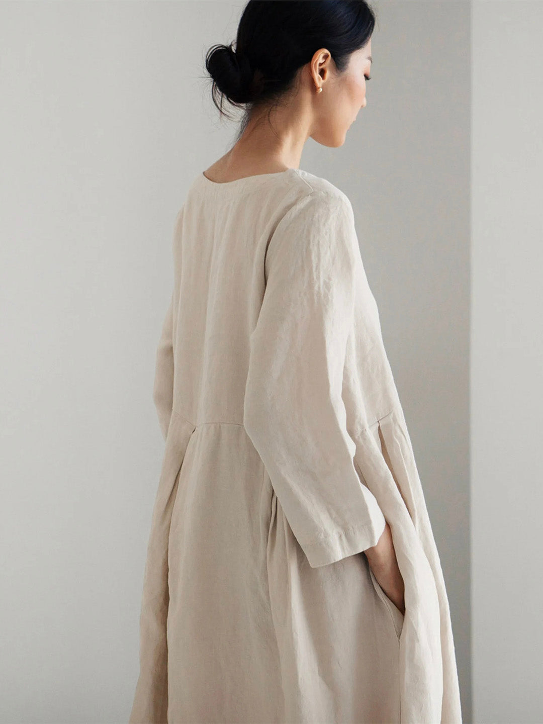 Linen Maxi Dress | Minimalist | Lightweight & Breathable