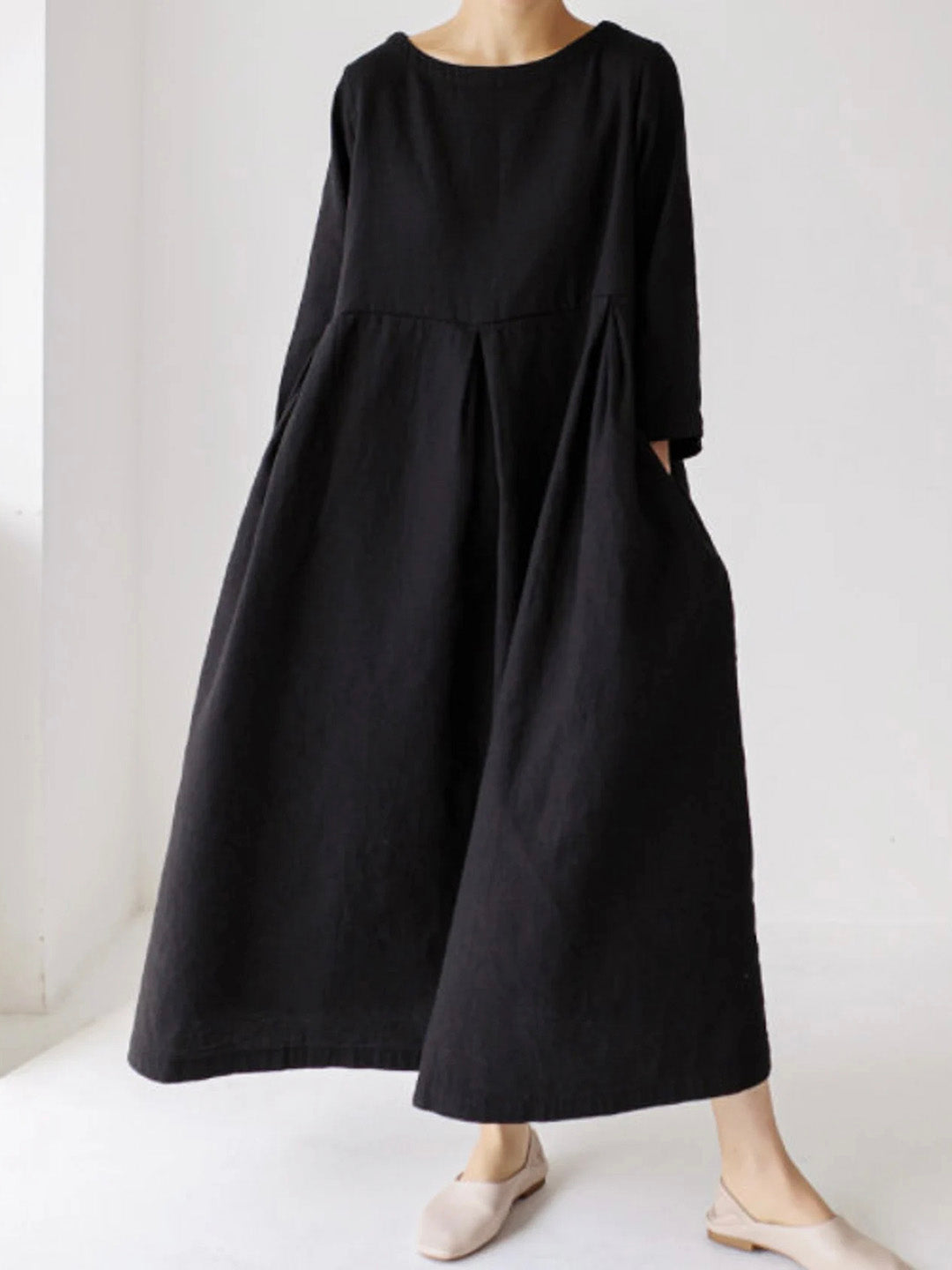 Linen Maxi Dress | Minimalist | Lightweight & Breathable