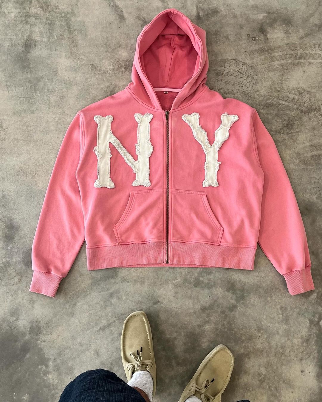 NY Zip-Up Hoodie | Streetwear | Urban Edge