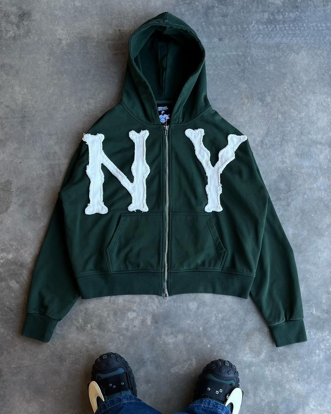 NY Zip-Up Hoodie | Streetwear | Urban Edge