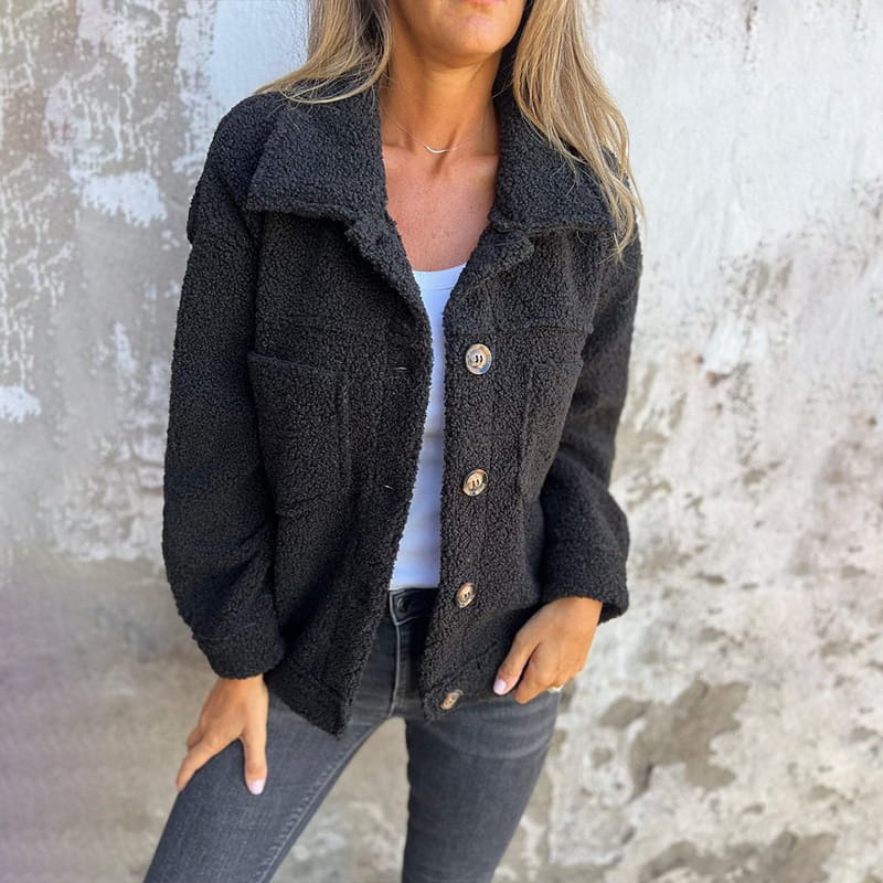 Sherpa Button-Up Jacket | Cozy & Stylish | Fall Essential