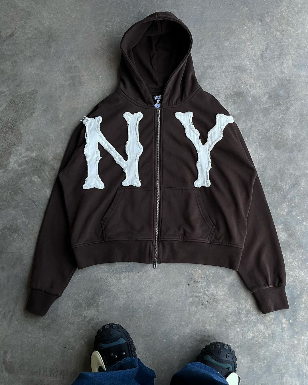 NY Zip-Up Hoodie | Streetwear | Urban Edge