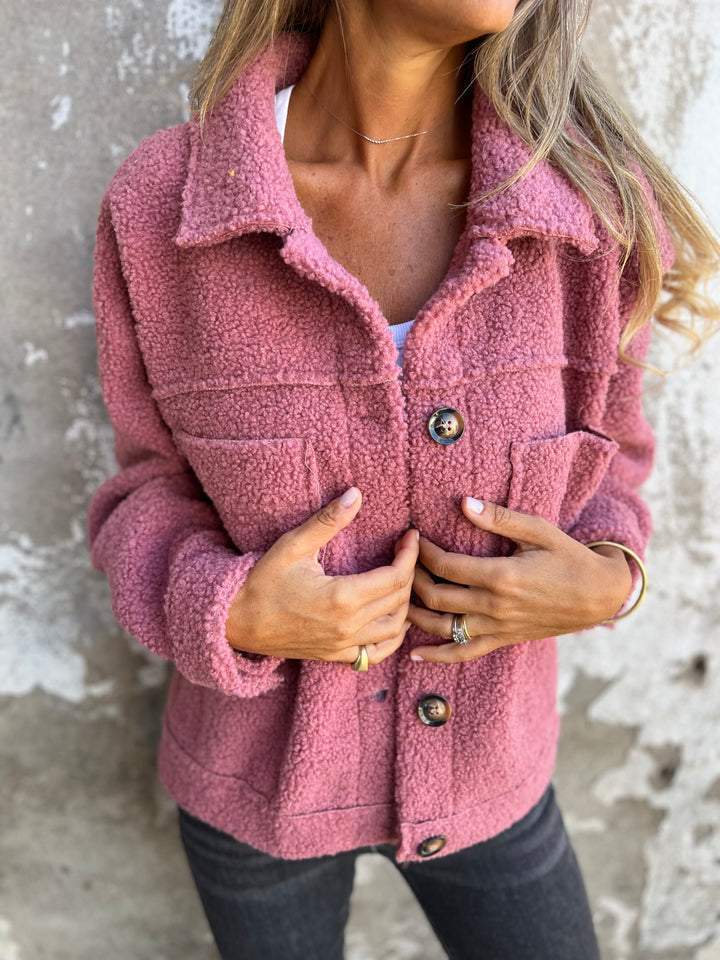 Sherpa Button-Up Jacket | Cozy & Stylish | Fall Essential