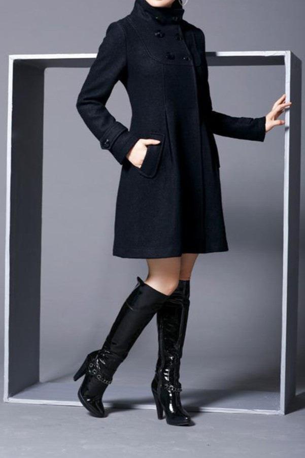 A-Line Wool-Blend Coat | Elegant & Warm | Timeless Chic