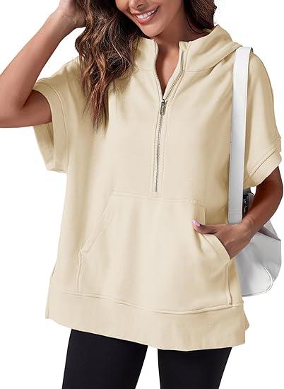 Short-Sleeve Hoodie | Casual | Relaxed & Stylish