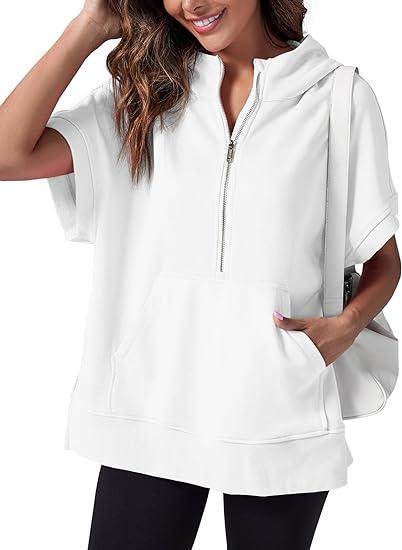 Short-Sleeve Hoodie | Casual | Relaxed & Stylish