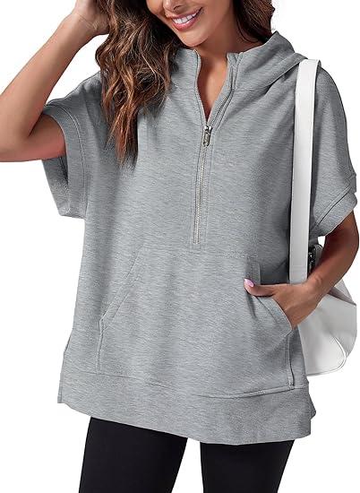 Short-Sleeve Hoodie | Casual | Relaxed & Stylish