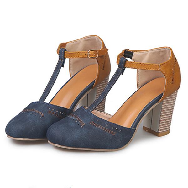 T-Strap Block Heel Pumps | Vintage | Elegant and Comfortable