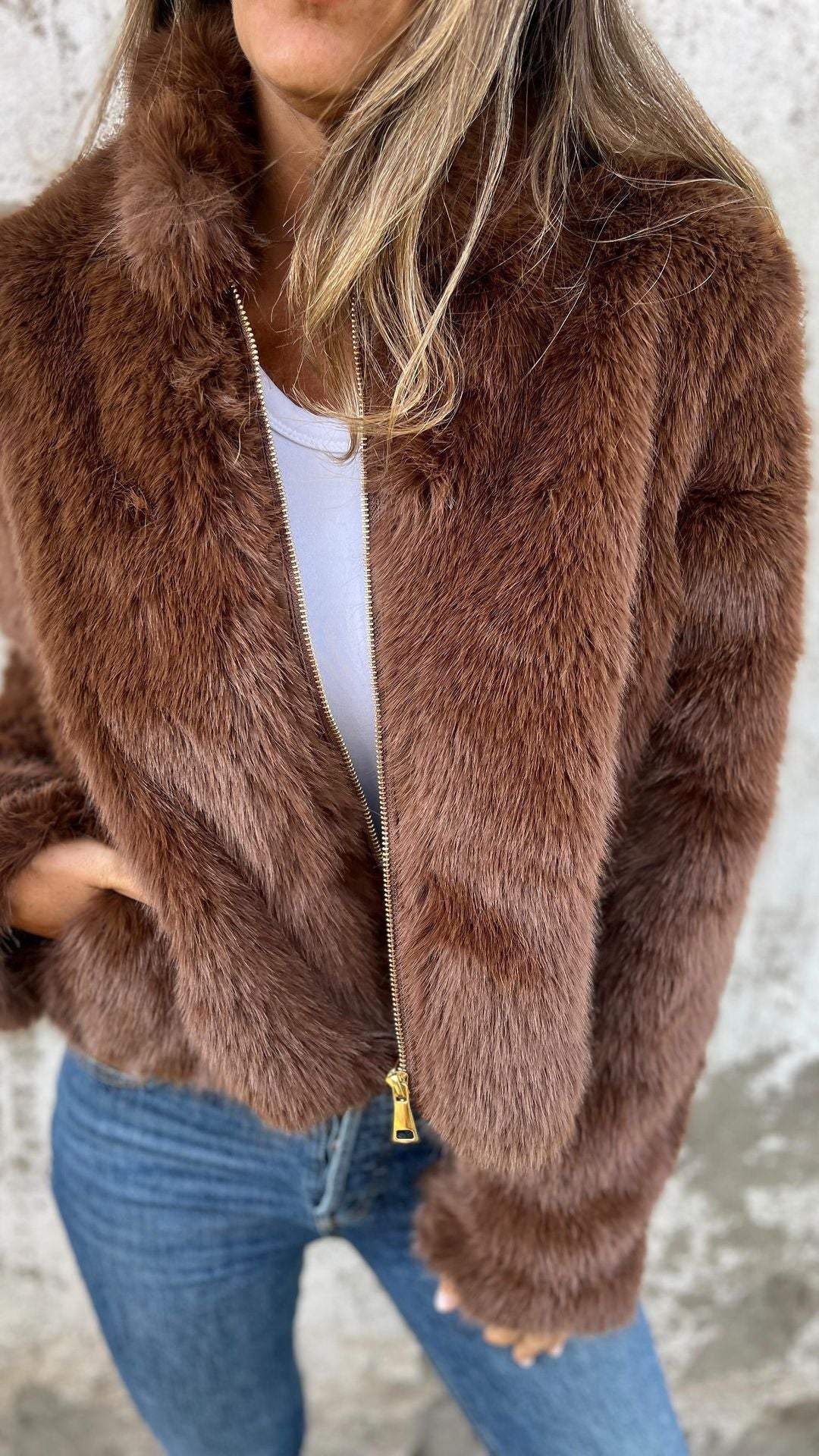 Faux Fur Jacket | Chic & Cozy | Winter Essential