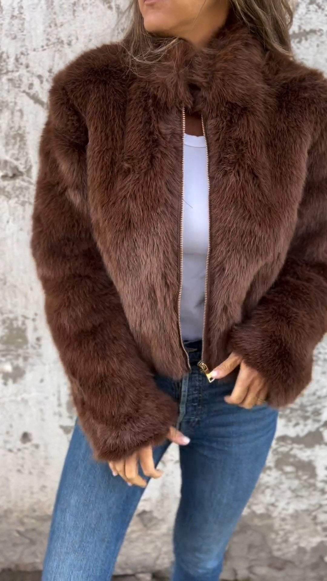 Faux Fur Jacket | Chic & Cozy | Winter Essential