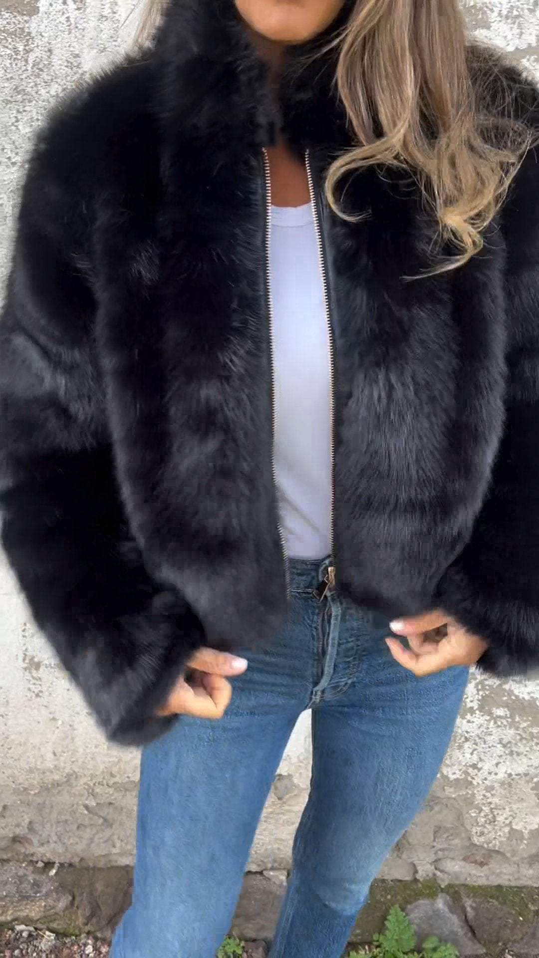 Faux Fur Jacket | Chic & Cozy | Winter Essential