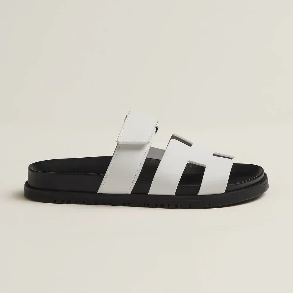 Leather Slide Sandals | Casual | Sleek and Comfortable