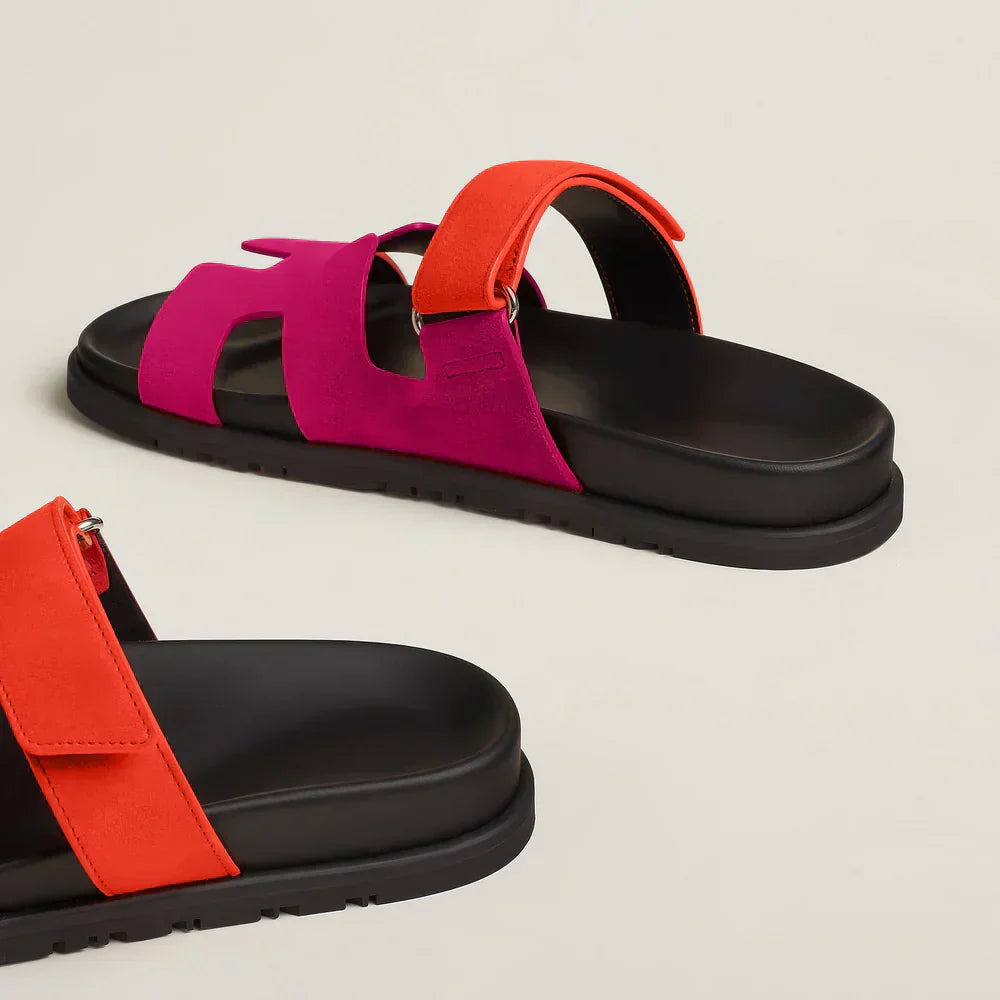 Leather Slide Sandals | Casual | Sleek and Comfortable