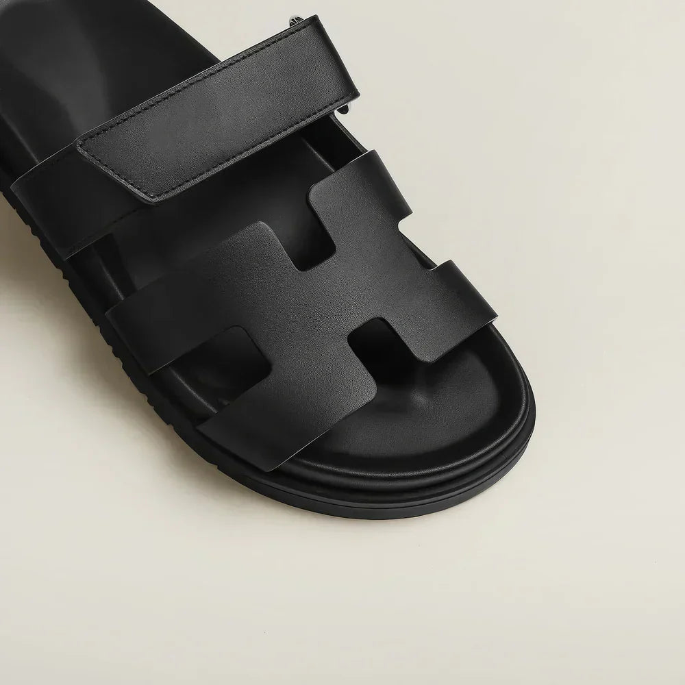 Leather Slide Sandals | Casual | Sleek and Comfortable