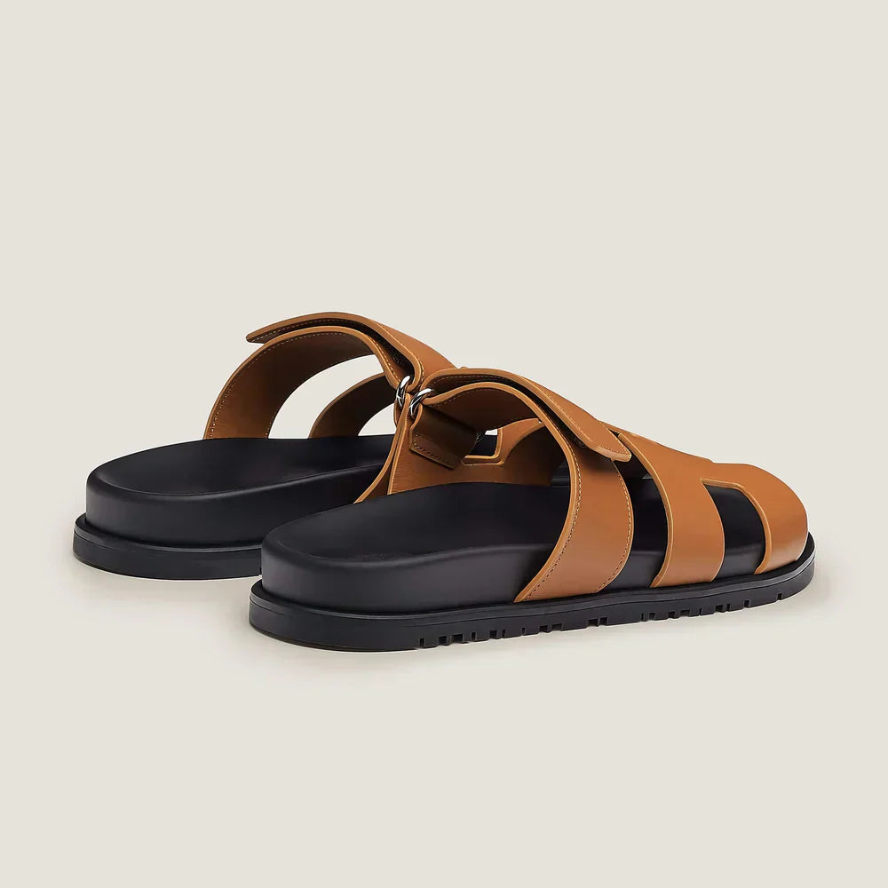 Leather Slide Sandals | Casual | Sleek and Comfortable