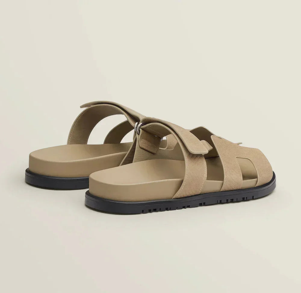 Leather Slide Sandals | Casual | Sleek and Comfortable