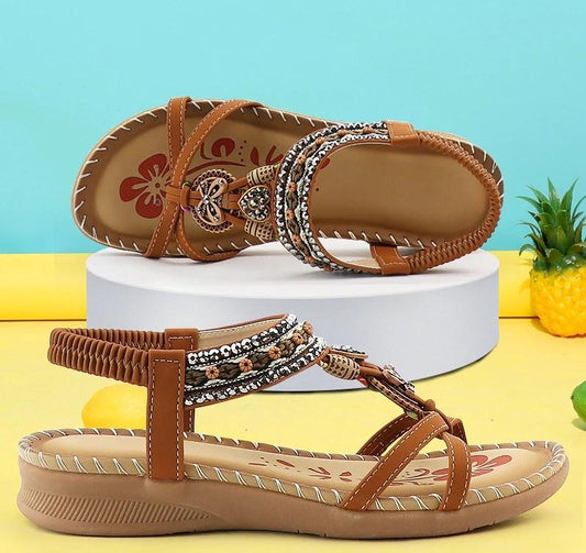 Boho Beaded Sandals | Comfort & Style | Summer Essential