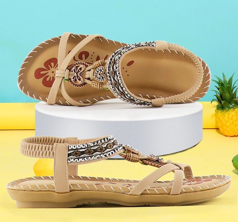 Boho Beaded Sandals | Comfort & Style | Summer Essential