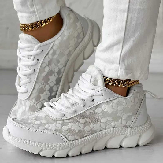 Lace Mesh Sneakers | Casual | Stylish and Breathable