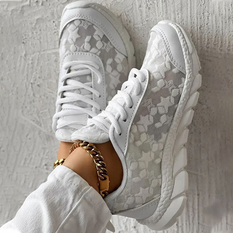 Lace Mesh Sneakers | Casual | Stylish and Breathable