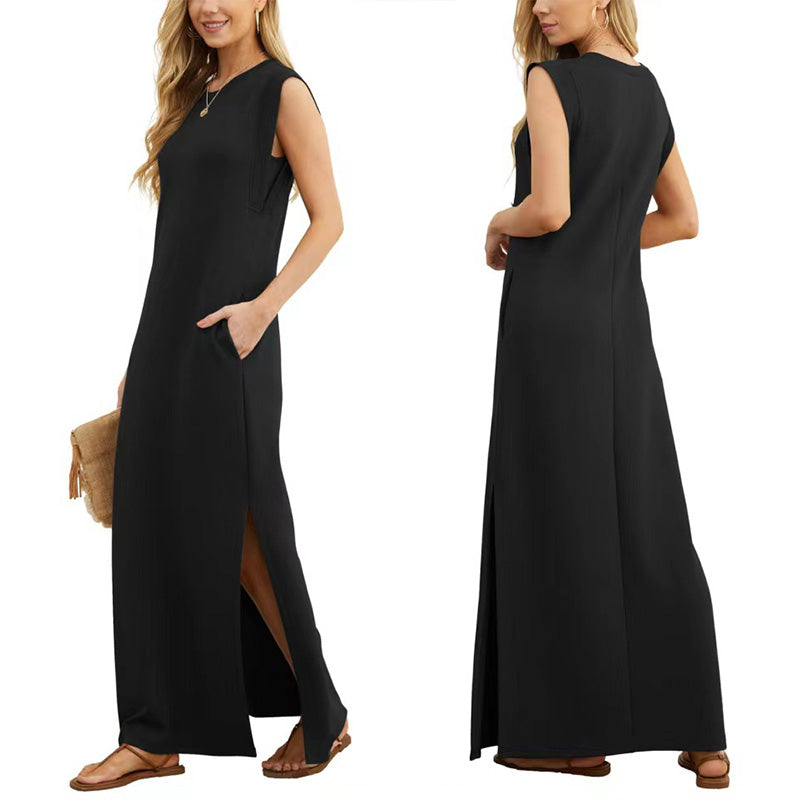 Sleeveless Maxi Dress | Relaxed Fit | Versatile Chic