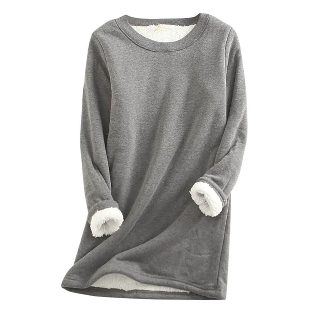 Fleece-Lined Sweatshirt Dress | Ultra-Soft & Warm | Relaxed Fit